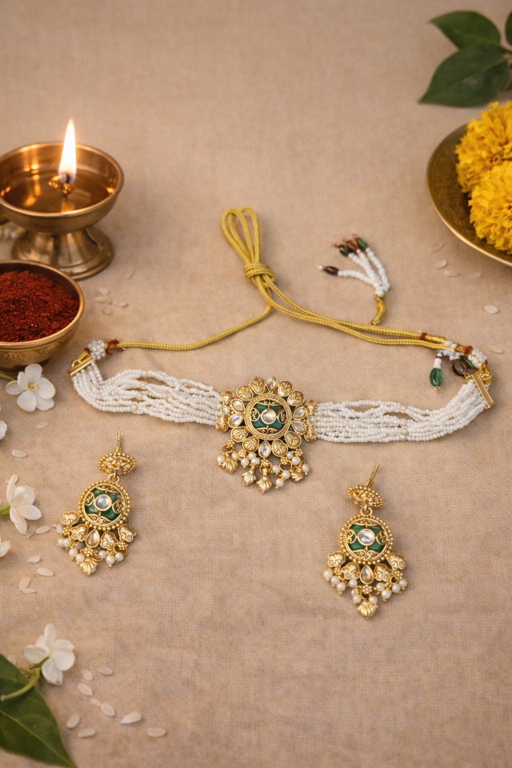 Meher Kundan Choker Set