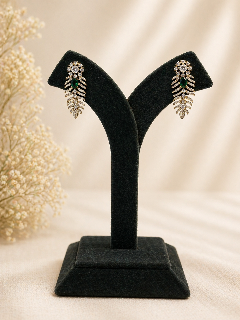 Emerald Cascade Royale Necklace Set