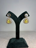 Meher Drop Earrings - Yellow
