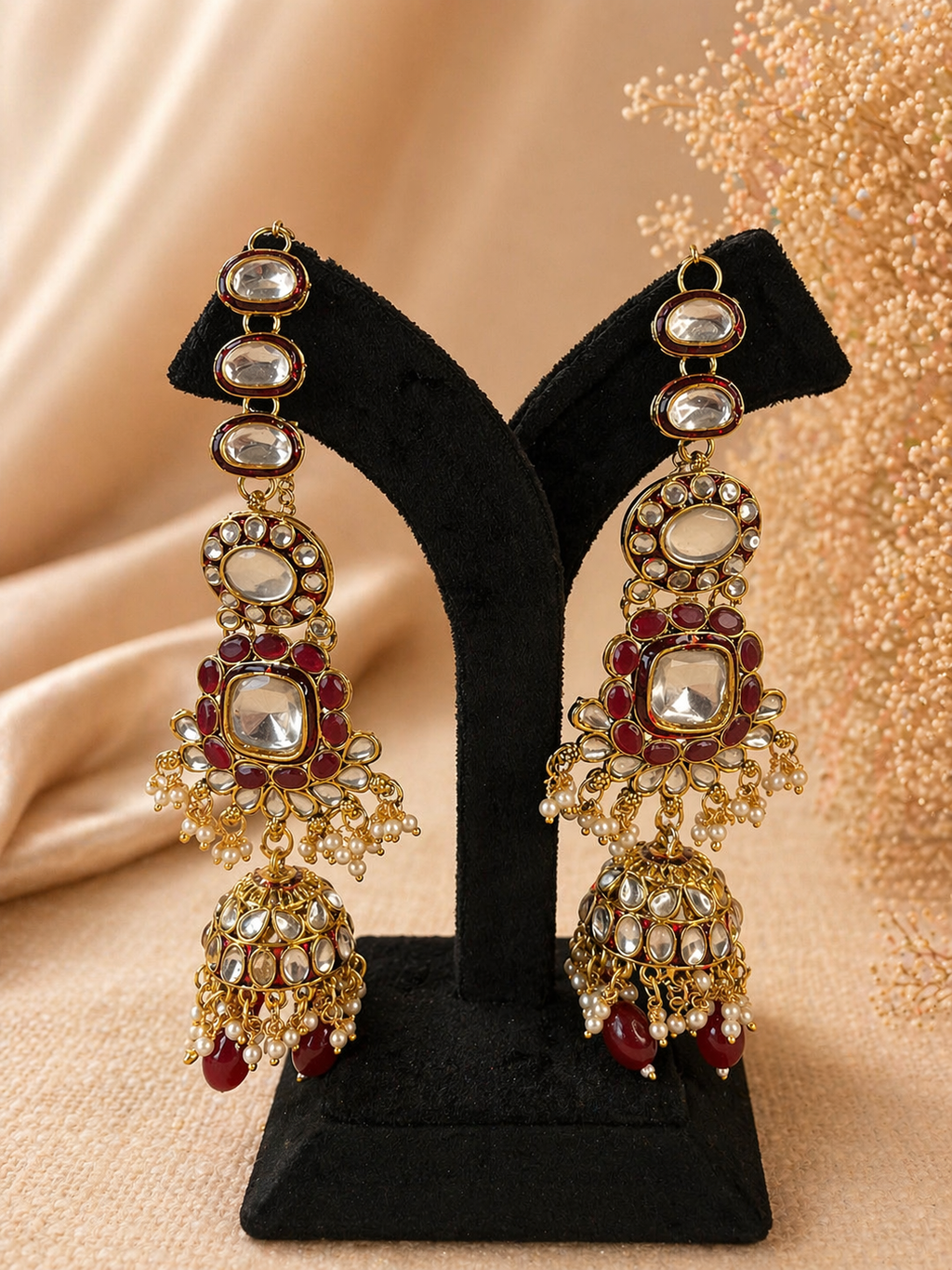 Ruhani Ruby Bridal Set