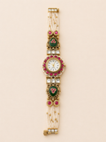 Noor-e-Waqt Kundan Watch Bracelet