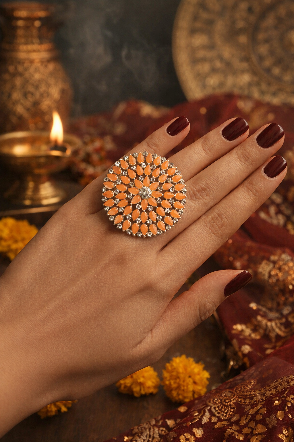 Manisha Rani Adjustable Ring- Limited Stock