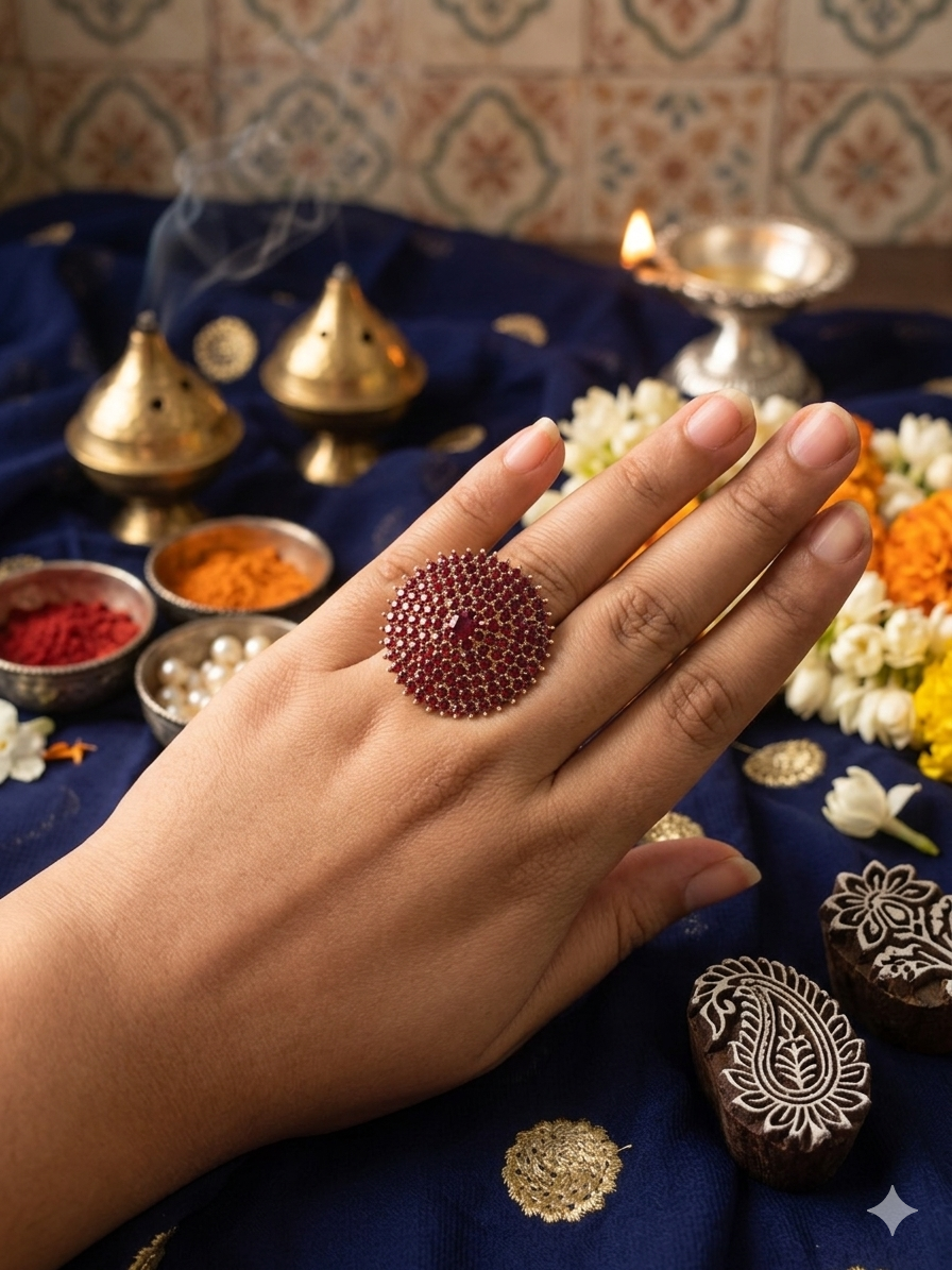 Shahi Noor Adjustable Ring