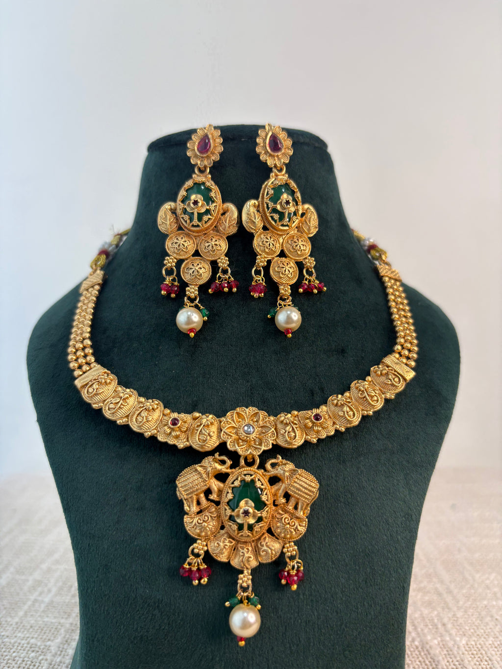 Rajsi Gaja Heritage Necklace Set