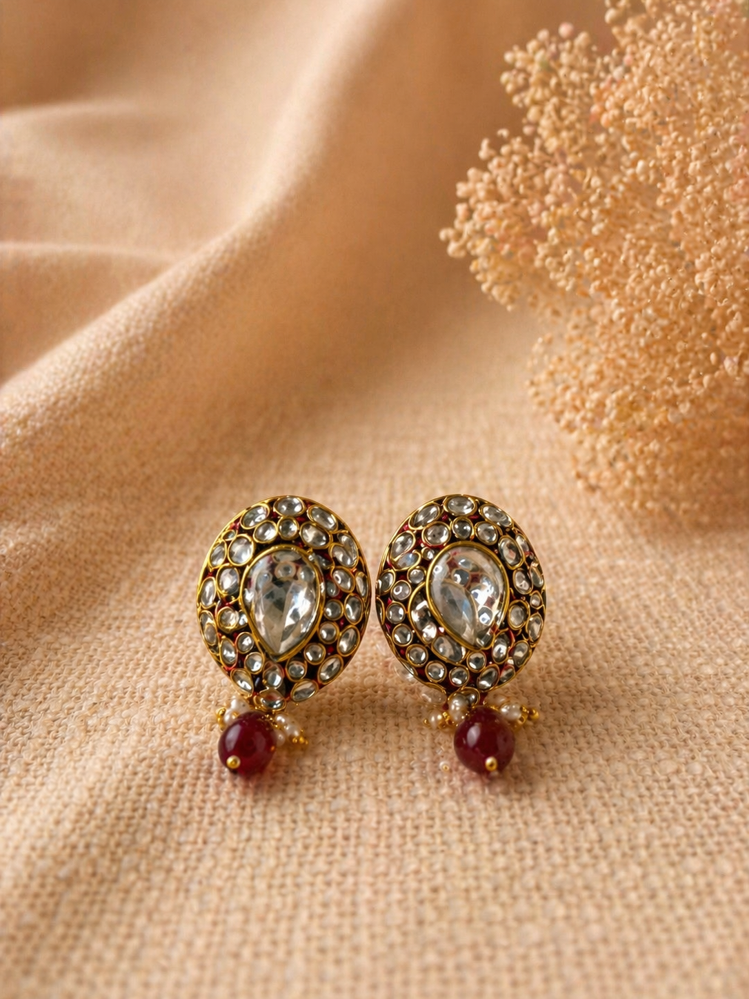 Ruhani Ruby Bridal Set