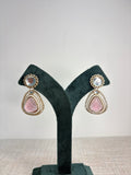 Meher Drop Earrings - Pink