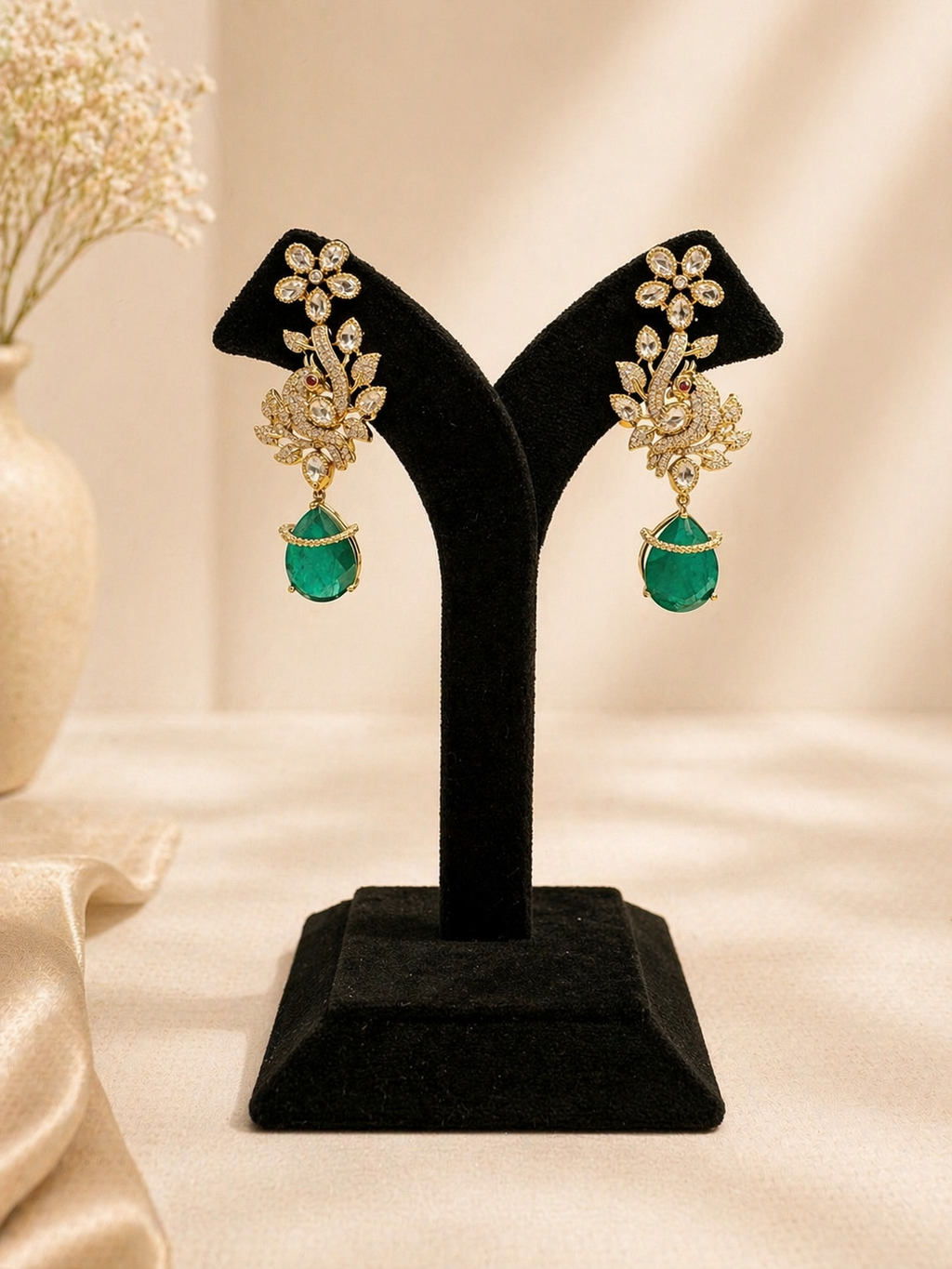 Emerald Blossom Luxe Pendant Set