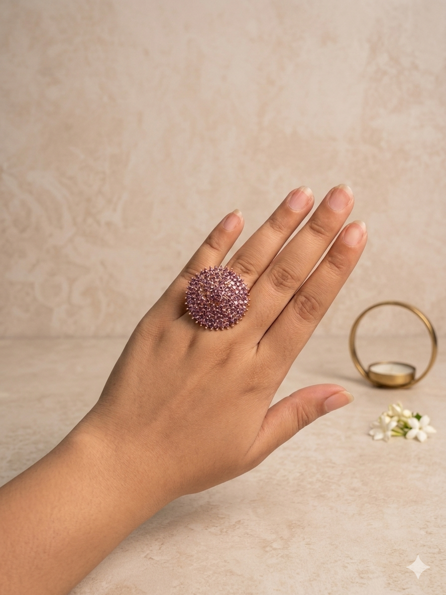 Shahi Noor Adjustable Ring