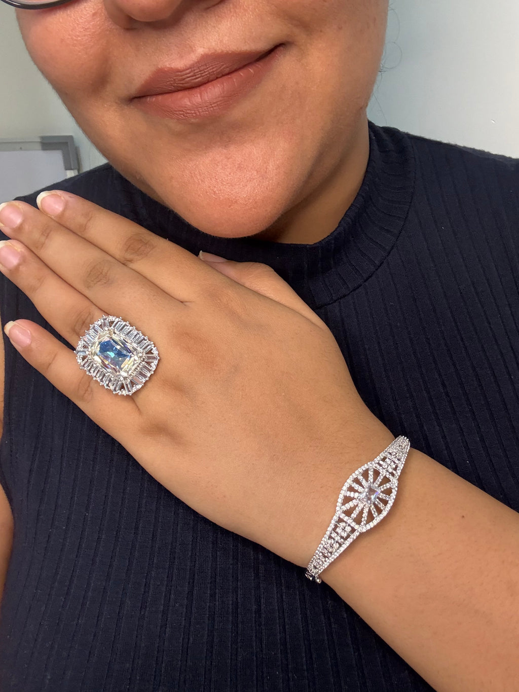 Radiant Empress Crystal Bracelet - Adjustable