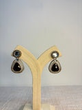Meher Drop Earrings - Black