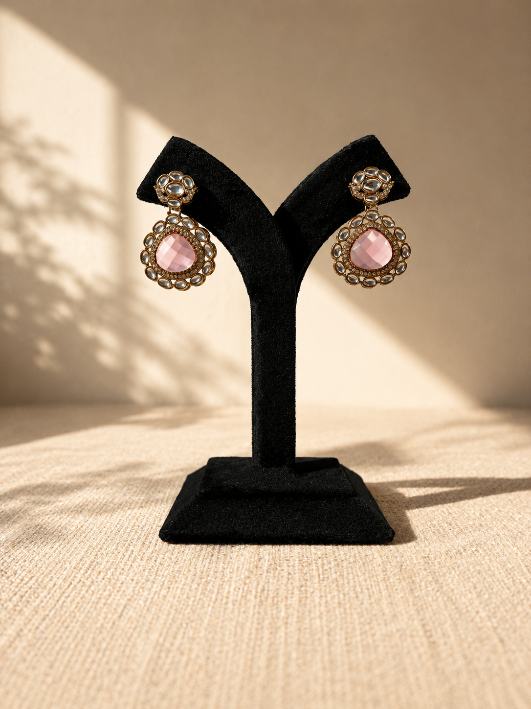 Chand Polki Drop Earrings