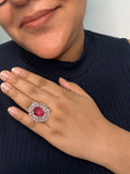 Moonstone Statement Ring - Adjustable
