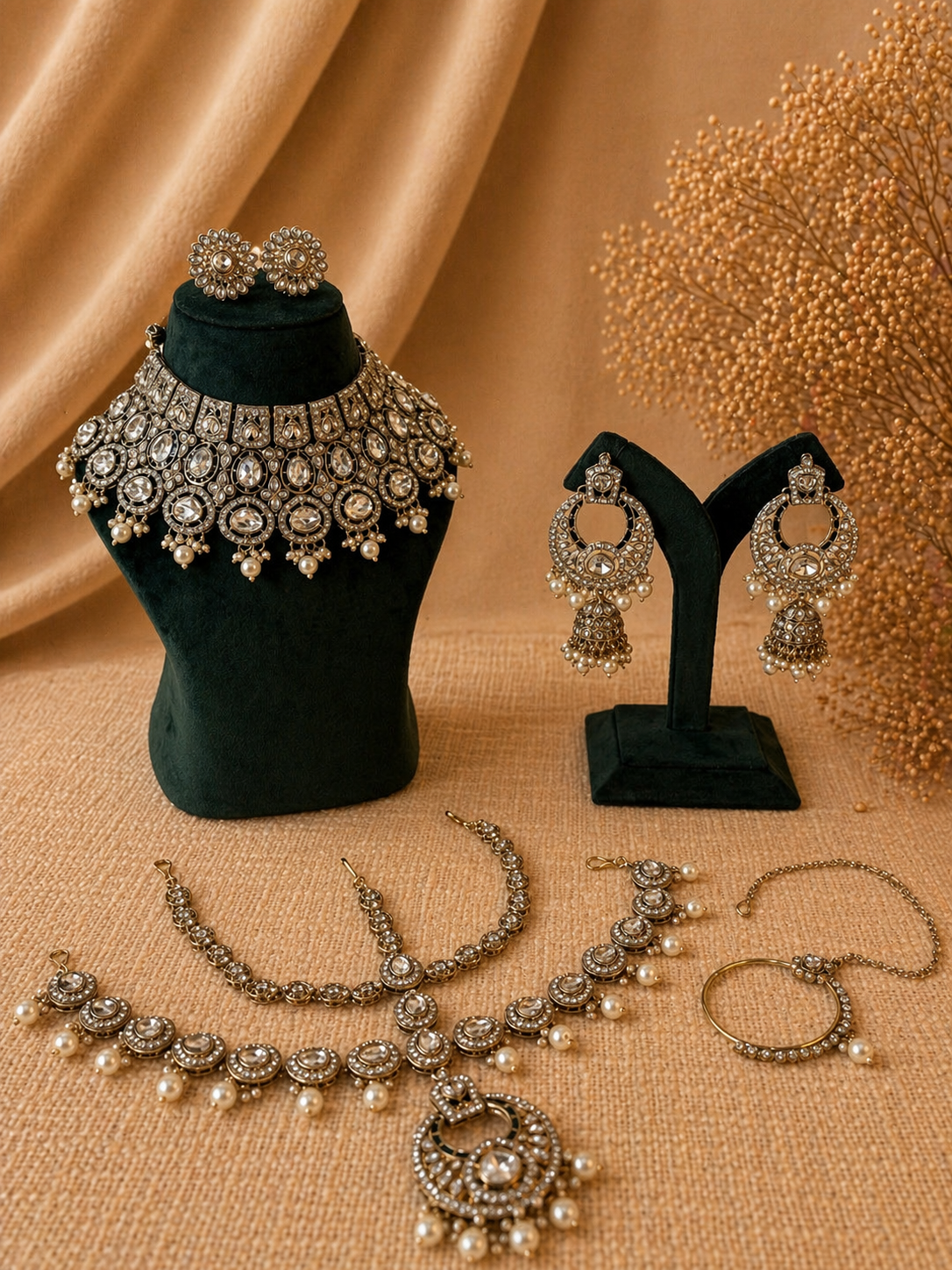 Noor Royale Polki Bridal Set