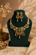 Mayura Viraasat Temple Necklace Set
