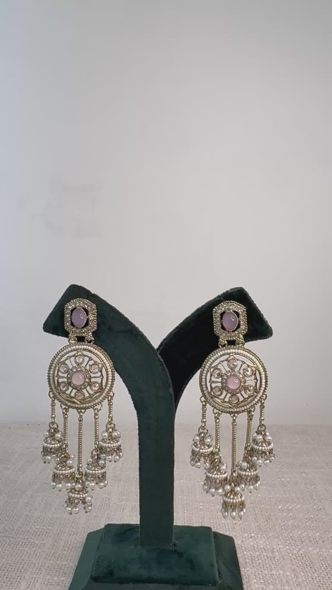 Noor-e-Dehjoor Chandbali Earrings