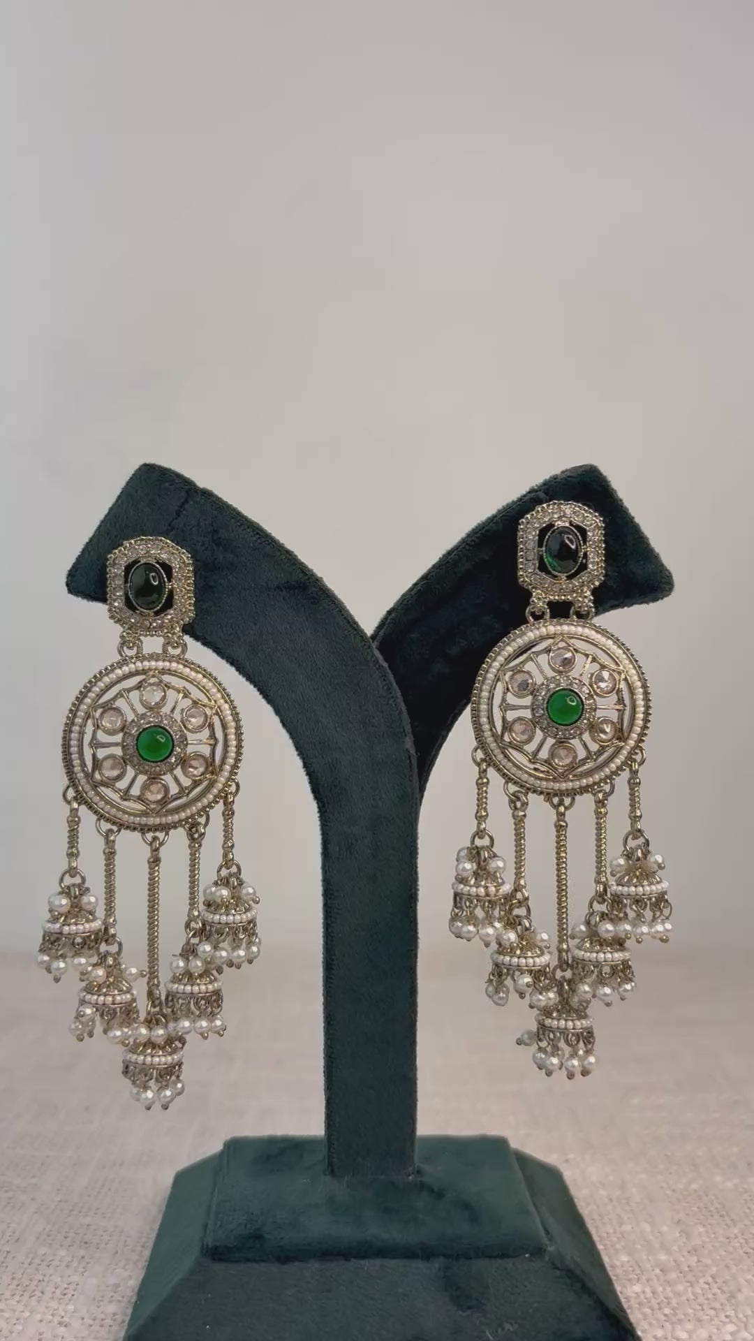 Noor-e-Dehjoor Chandbali Earrings
