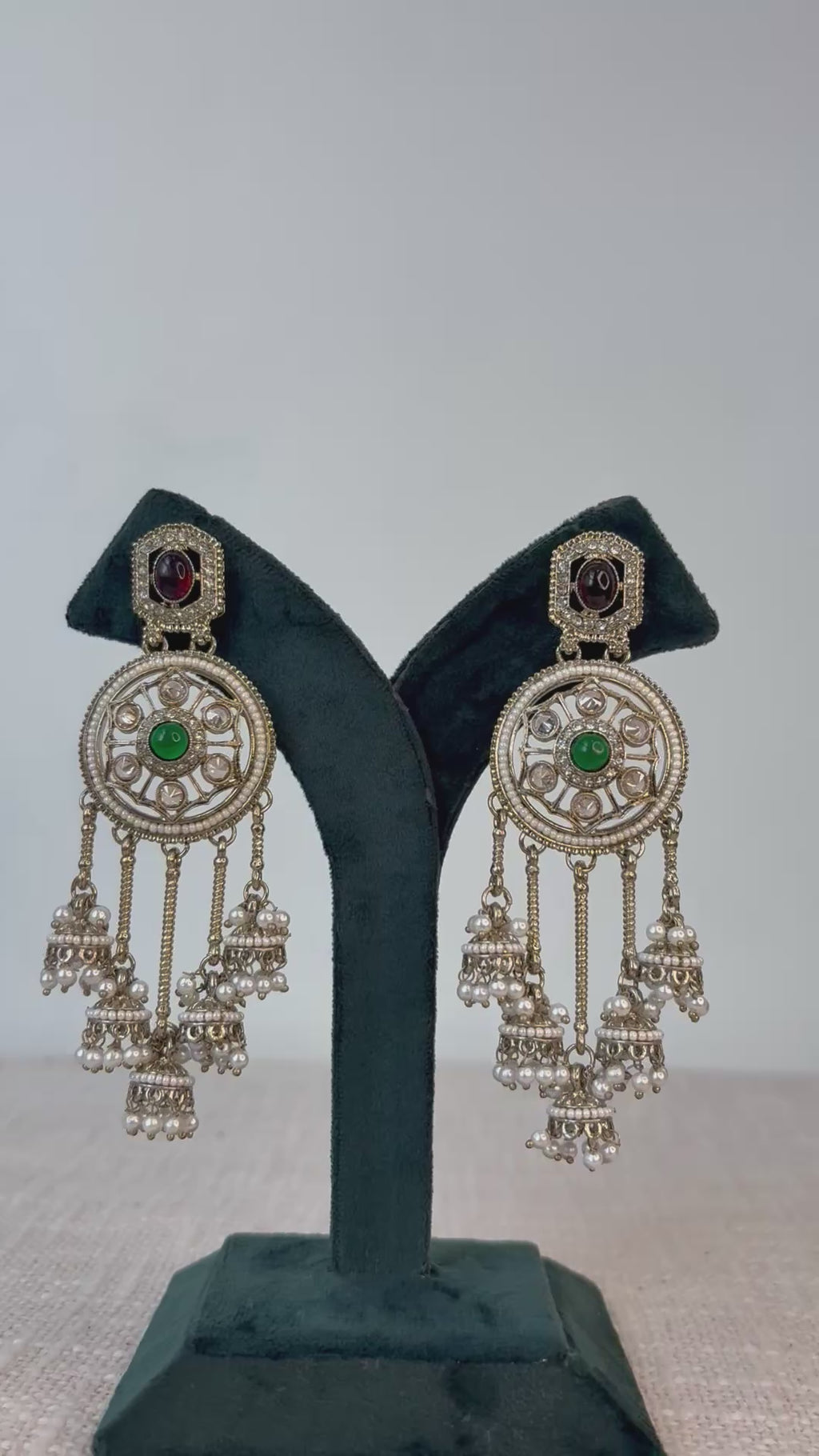 Noor-e-Dehjoor Chandbali Earrings