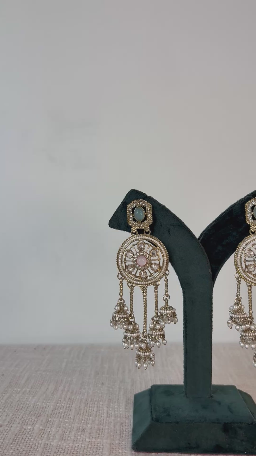 Noor-e-Dehjoor Chandbali Earrings