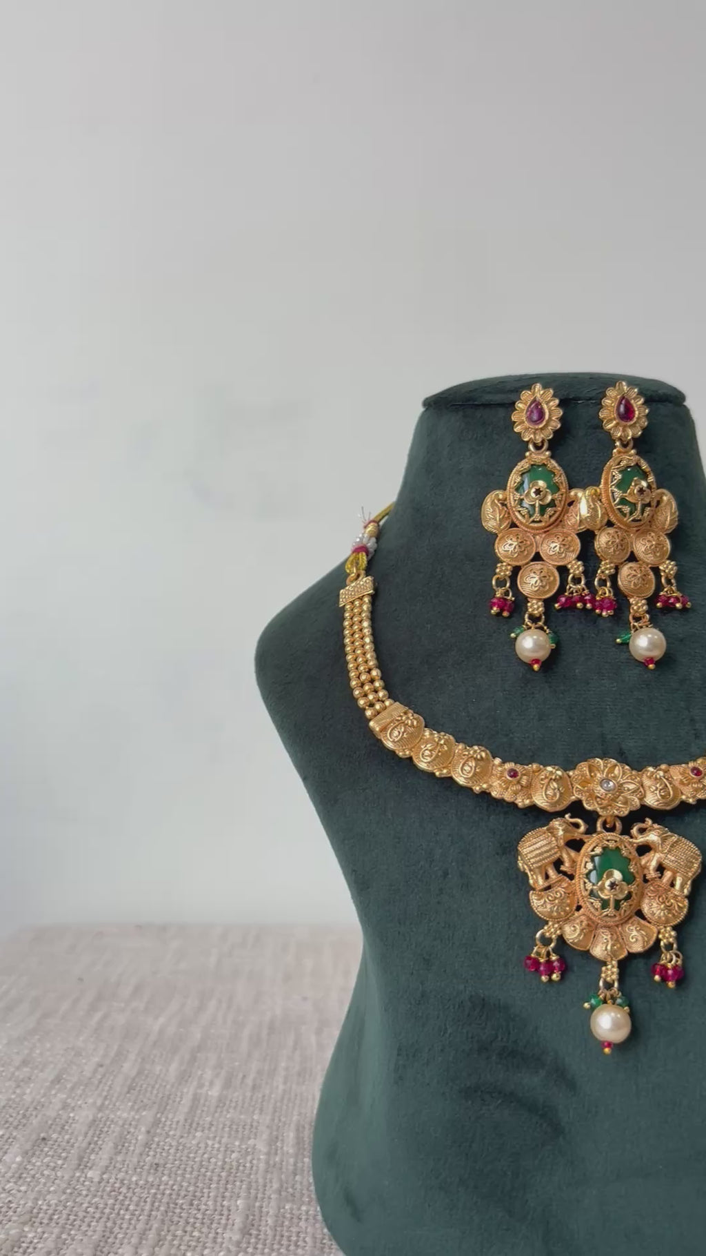 Rajsi Gaja Heritage Necklace Set