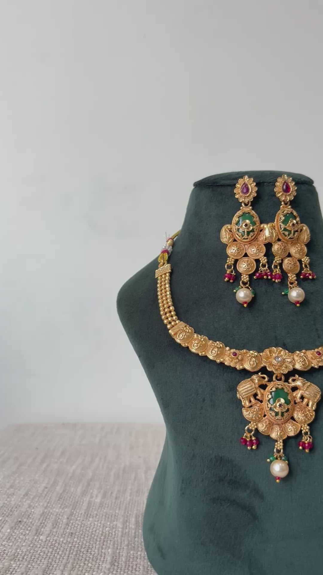 Rajsi Gaja Heritage Necklace Set