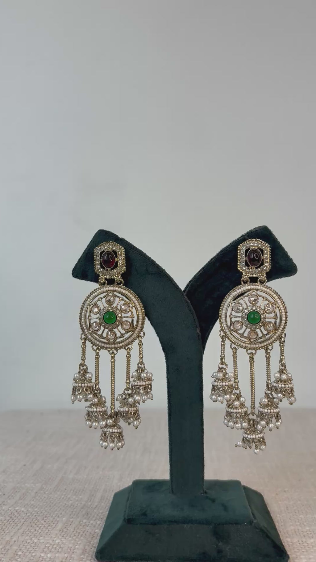 Noor-e-Dehjoor Chandbali Earrings