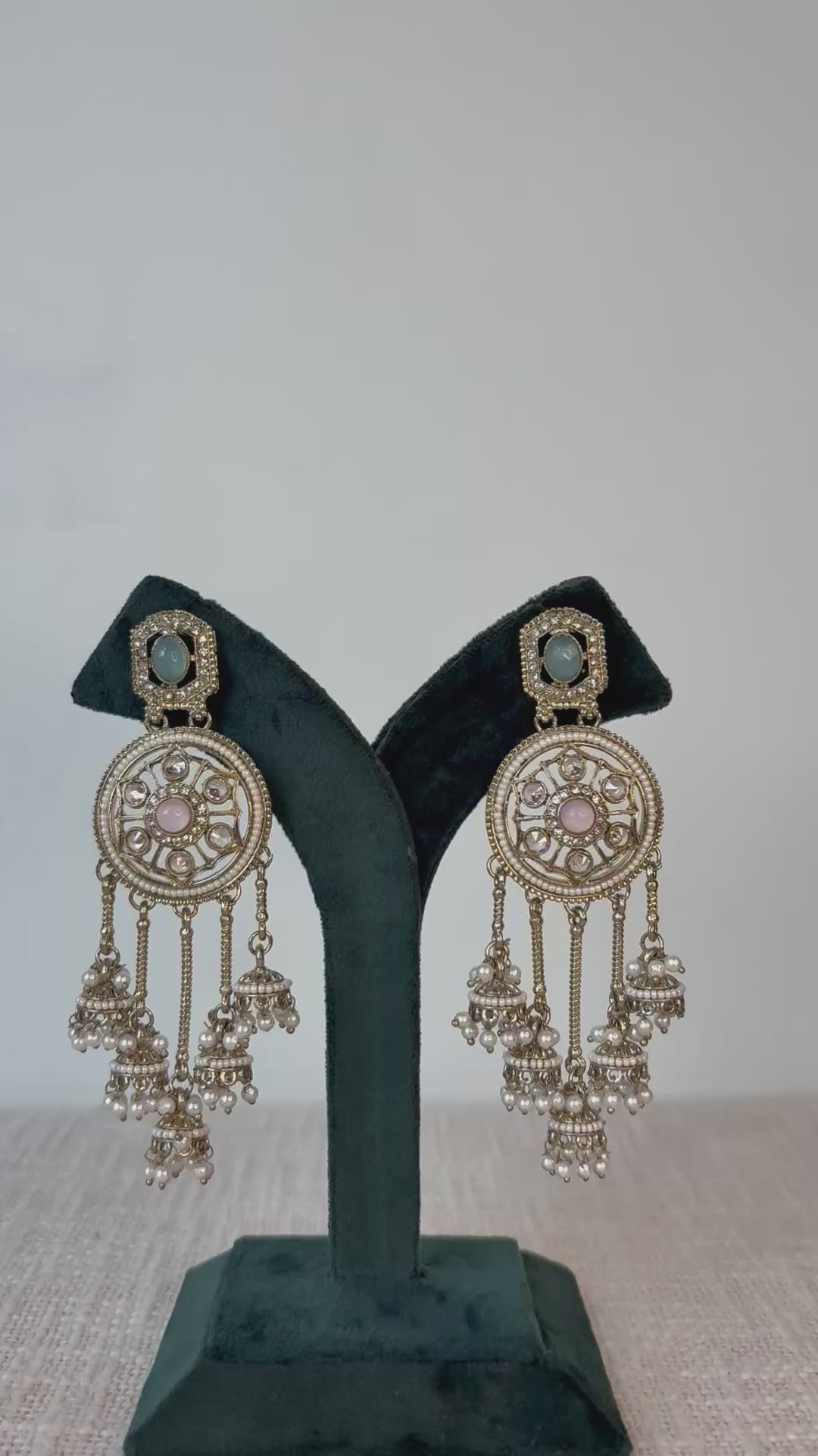 Noor-e-Dehjoor Chandbali Earrings