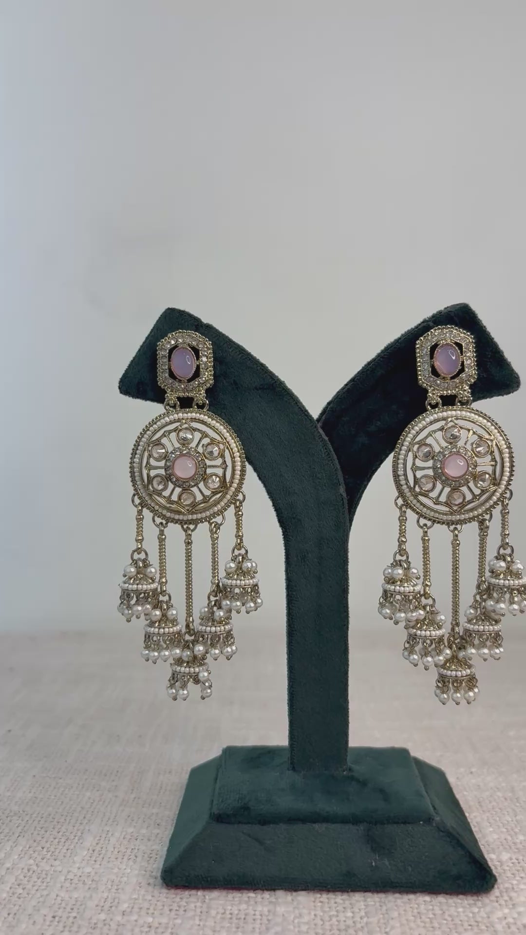 Noor-e-Dehjoor Chandbali Earrings